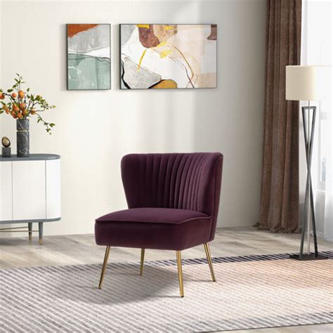 wayfair purple chair